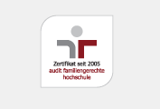 Zertifikat seit 2005 Audit Familiengerechte Hochschule